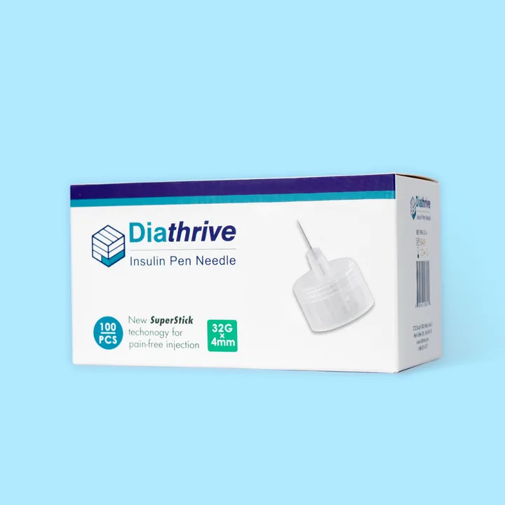 Diathrive insulin pen needles box, view 2