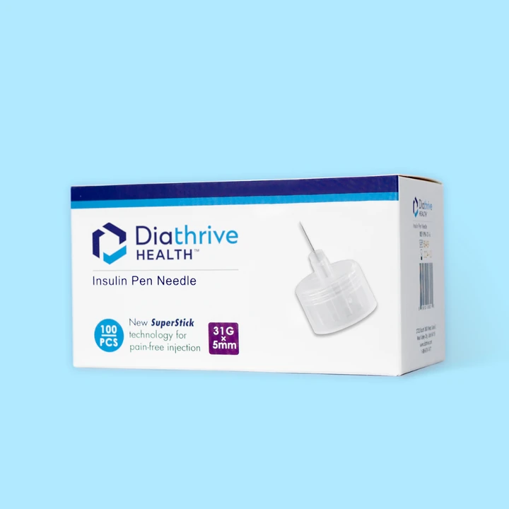 Diathrive insulin pen needles box