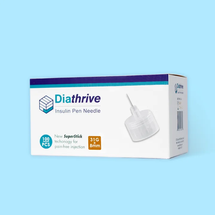 Diathrive insulin pen needles box, view 4