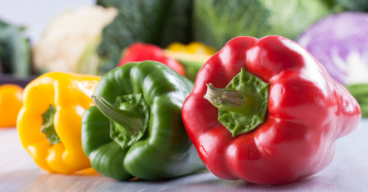 Bell peppers and non-starchy vegetables