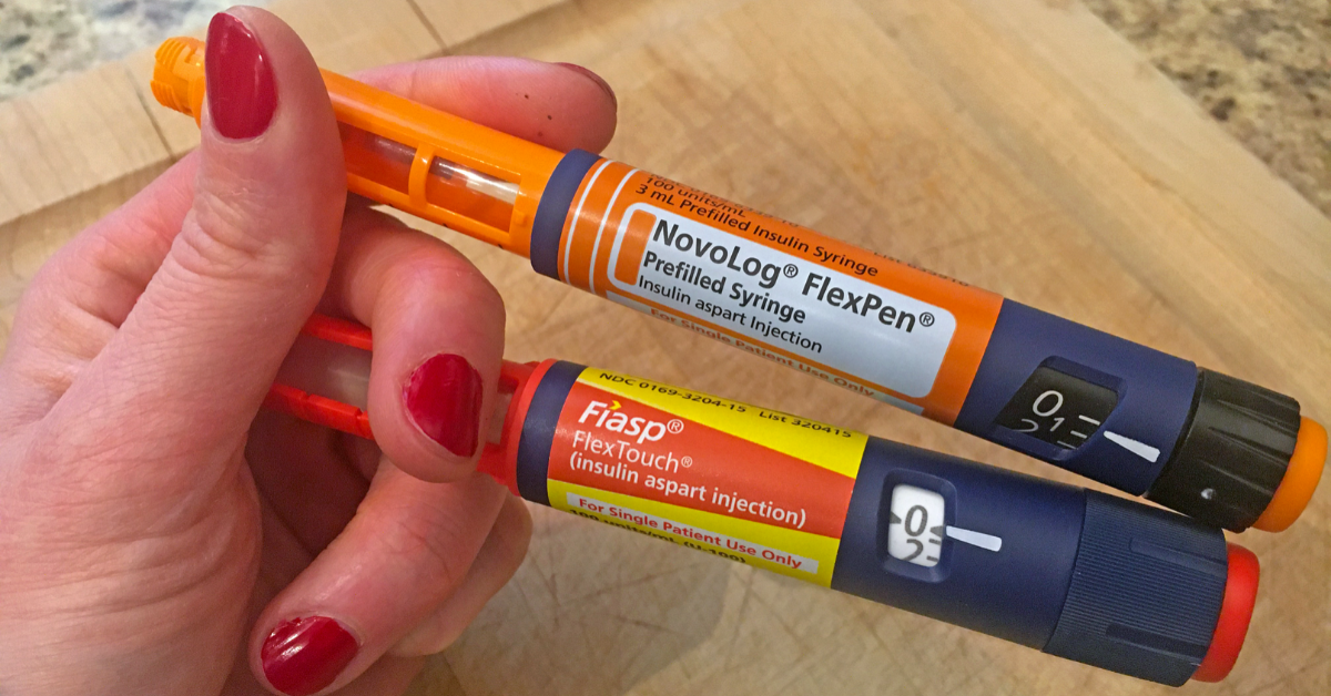 Fiasp and Novolog Pens