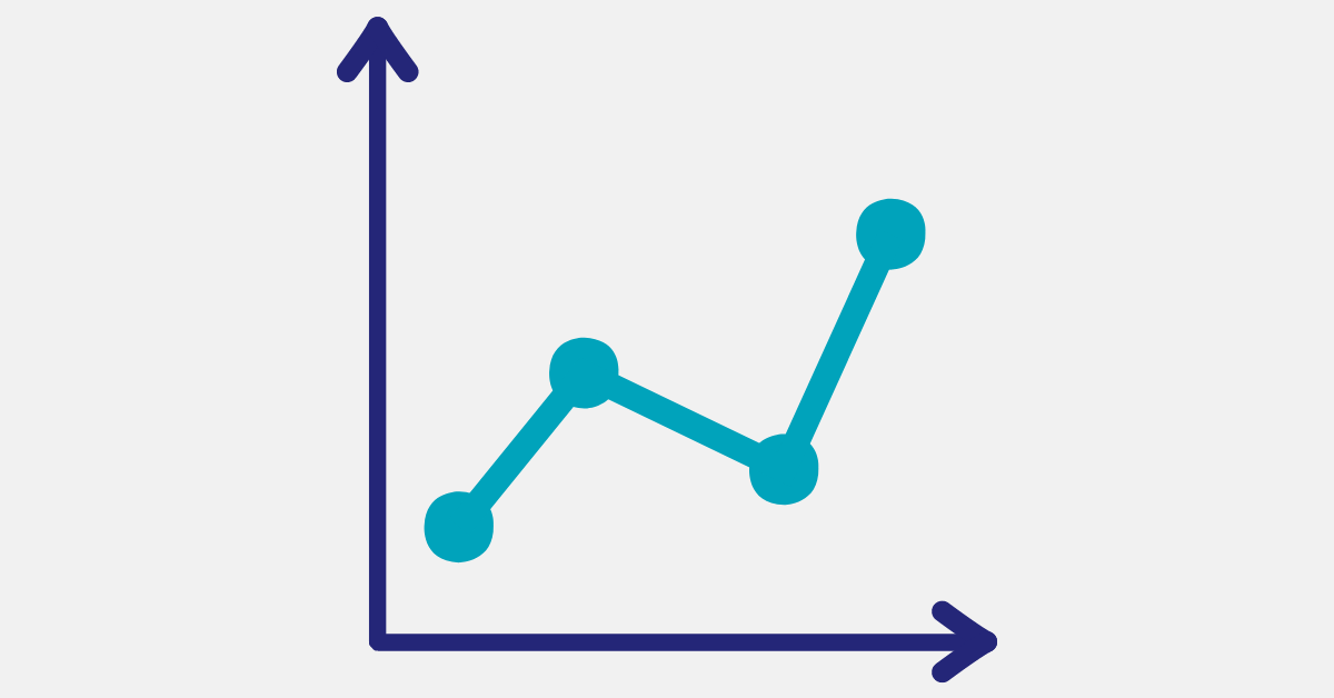 Illustration of a line graph