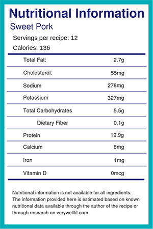 Nutritional information