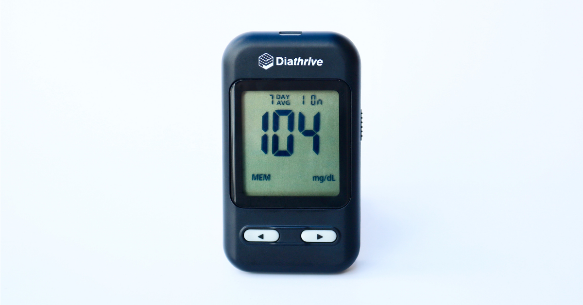 Diathrive blood glucose meter