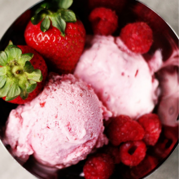 Double Berry Ice Cream
